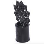 Durable 72mm Height Perfume Bottle Caps Black Color Plating