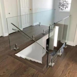 Wholesale Building Glass Balcony Railing Tempered Glass Railing System from china suppliers