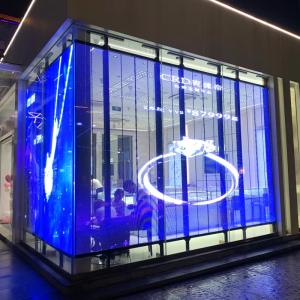 Wholesale SMD1921 Flexible Clear Outdoor Transparent Led Screen Display Panel P10 from china suppliers