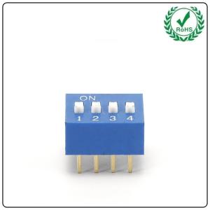 Wholesale 1000gf max Operation Force New Spdt Dip Switch 4 Pins Named Dp-4 from china suppliers