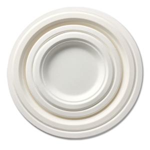 Wholesale 6 Inch Bagasse Disposable Dinner Plate for party Compostable Plate from china suppliers