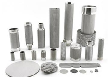 Cylindrical Metal Sintering Wedge Wire Strainer Filtration To Purify Sieve