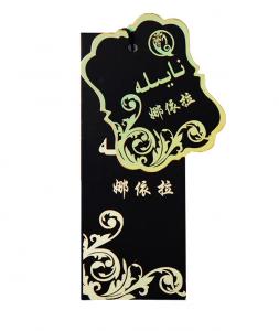 Wholesale custom logo paper hang tags printing services laminated bracelet hang tags from china suppliers