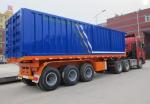 20-80tons Tipping Trailer Semi Truck with Hydraulic Self Discharge and HYVA