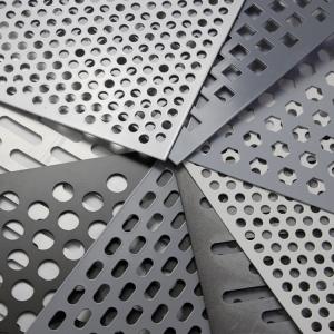 Wholesale Decorative Round Hole Perforated Metal Sheet , Perforated Metal Plate from china suppliers