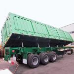 3-Axles Tipping Coal Mine Transportation Semi Trailer Engineered For Efficient