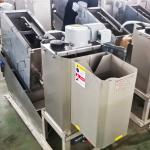 Screw Press Sludge Dewatering Machine Spiral Press For Wastewater Treatment