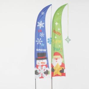 Wholesale Christmas Garden Flag Sant Claus and Snowman from china suppliers