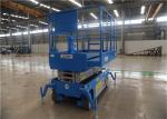 Low Noise Scissor Lift Trailer 10m Long Running Time Front Wheel Drive