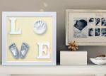 Baby 3D Baby Casting Kit Babies Mold Cast Wooden Photo Frame