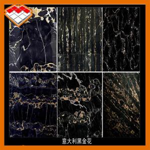 Wholesale Athens Portoro Brown Marble Stone Slab Big Size Tiles Customized Size For Wall from china suppliers