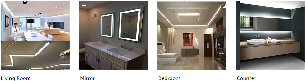 12V 24V 8MM 15W 10W Flexible FOB COB LED Strip for Home Decorative Light