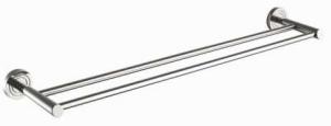 Wholesale D52024 double towel bar bathroom accessory sanitary ware brass chrome luxury cheap bathroom living room hotel from china suppliers