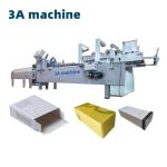 4.5KW Automatic Corrugated Carton Folder Gluer for French Fries Box Packaging