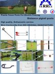 EBT500R Double Pigtail Electric Fence Posts Electrical Standoff Insulators