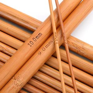 Wholesale Carbonized Bamboo Double Pointed Knitting Needles For Handmade Creative DIY Yarn from china suppliers
