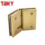 Sliver/Black 135 Degree Glass to Glass Shower Hinge with Stainless Steel