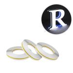 PVC Led Alphabet Letter Edge 3D Side Pass Light Strips Yellow Color
