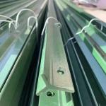 Green Coated 12 Foot Metal Fence Posts for Fenc Thick Hot Dipped Galvanized Star