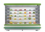 European Style Multideck Open Chiller R404a 2831L Vegetable Display Freezer