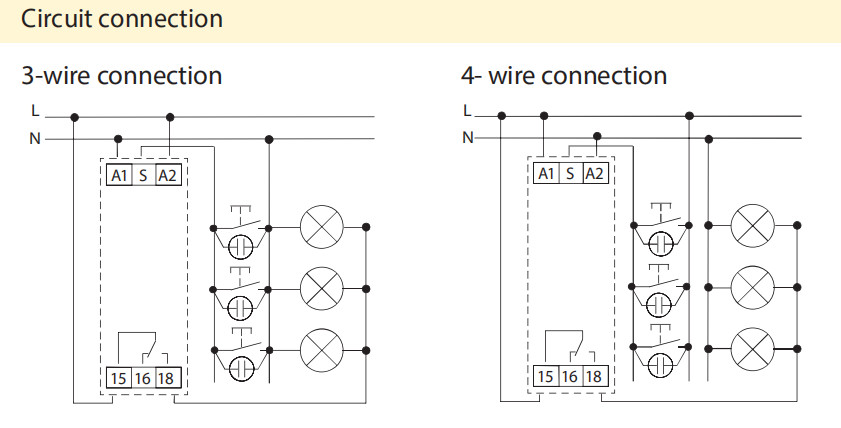 DT7-1SS Din Rail Delay OFF Programmable Staircase Switch with Signalling before Switch off AC 230V Relay