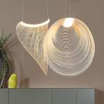 Nordic Minimalist Wooden Led Pendant Lights Designer Art Lustre for Living Room