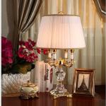 Modern Crystal Lamp lighting bedroom bedside lamp luxury fashion crystal table