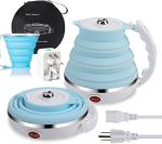 Collapsible Electric Kettle for Coffee Tea Travel Foldable Water Boiler Fast