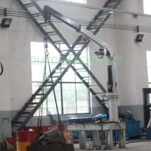 6M Remote Control Telescopic Knuckle Boom Crane Offshore