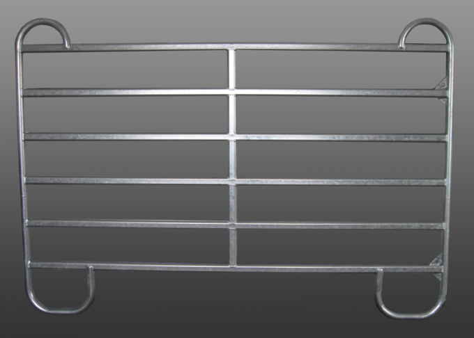 Flat Bar Galvanized Horse Panels Powder Coated Metal Livestock Corral