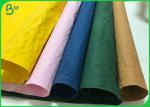 Fabric Material Full Colour 0.55mm Thick Washable Kraft Paper Roll 1.5m width
