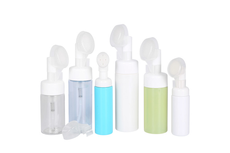 Empty PET Facial Cleanser Foam Pump Bottle OD 35mm / 48mm UKF05