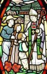 Church Dimming Tempered Stained Glass Decorative Panels High Transparent Glass