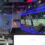 640X640mm super slim SMD2121 P5 full color night Bar DJ LED Screen 300w/m2