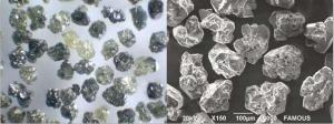 Wholesale Rough Surface Single Monocrystalline Diamond AC6 Good Self Sharpness from china suppliers