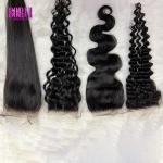 Deep Wave 13x4 HD Lace Frontal Wig 100% Brazilian Human Hair Closure