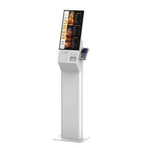 Buy cheap Fast Food Ordering Kiosk 21.5 Inch Screen Scan QR Code and Credit Card Payment from wholesalers