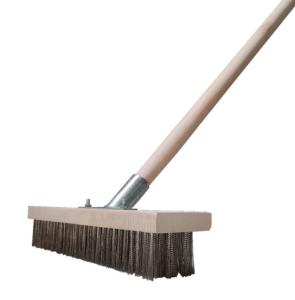 Wholesale 4cm Long Handle Stainless Steel Wire Brush For Cleaning Ship Deck Moss And Oil And Outdoor Courtyard from china suppliers