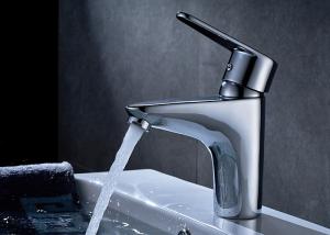 Wholesale ROVATE Sanitary Ware Home Decoration Water Bathroom Basin Faucets Chromed from china suppliers