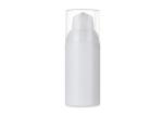 Round 75ml PP Airless Cosmetic Bottles Silk Screen Printing