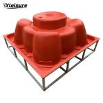 unique design square gel-coat spa hot tub mold (male mold) 8-person party spa