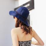 AK17594 fashion polyester braid foldable summer straw hats for womens in stock ,