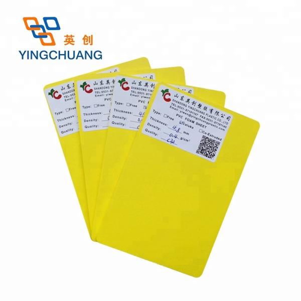 Building material profile PVC foam board Andy board multi specification