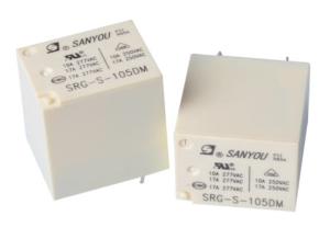 Wholesale 5V 17A 277VAC Miniature Power Relay 4 PIN SANYOU RELAY SRG-S-105DM from china suppliers