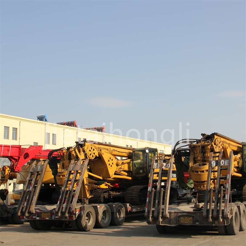 Stable Refurbished Secondhand Used Rotary Drilling Rig CRRC With Crawler Undercarriage