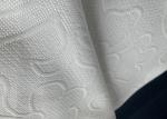 240cm Polyester Mattress Fabric , Heavyweight Double Knit Jacquard Fabric