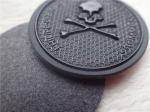 Cool Men 's Coat Skull Logo Eye - Catching Custom TPU Patch For Fashionable