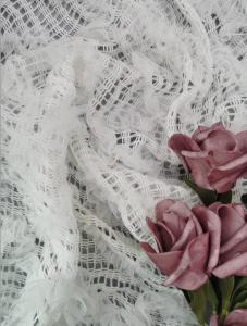 Wholesale White 3D Floral Lace Fabric Children Dress Fabric Crochet Lace from china suppliers