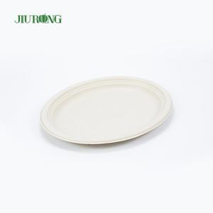 Wholesale Waterproof Sugarcane Food Container 7inch 23cm Dia For Biscuit Sandwich from china suppliers