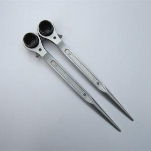 Wholesale Hand Tools 19mm 22mm 3/4  7/8 12 Point Double Ended Socket Ratcheting Podger Scaffold Spud Wrench from china suppliers